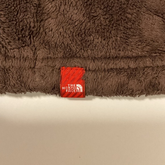 The North Face Girls Osito Plush Fleece Pullover Jacket Brown - Picture 6 of 10